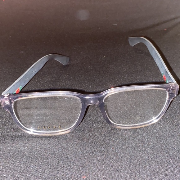 NEW Gucci Clear Rim with Black Eyeglasses Frames - Picture 4 of 6
